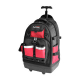 Trolley tool backpack with hard base